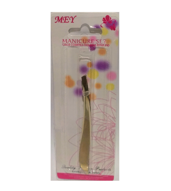 -PINCA P/ SOBRANCELHA OURO DIAGONAL MEY - 681 MEY BRASIL