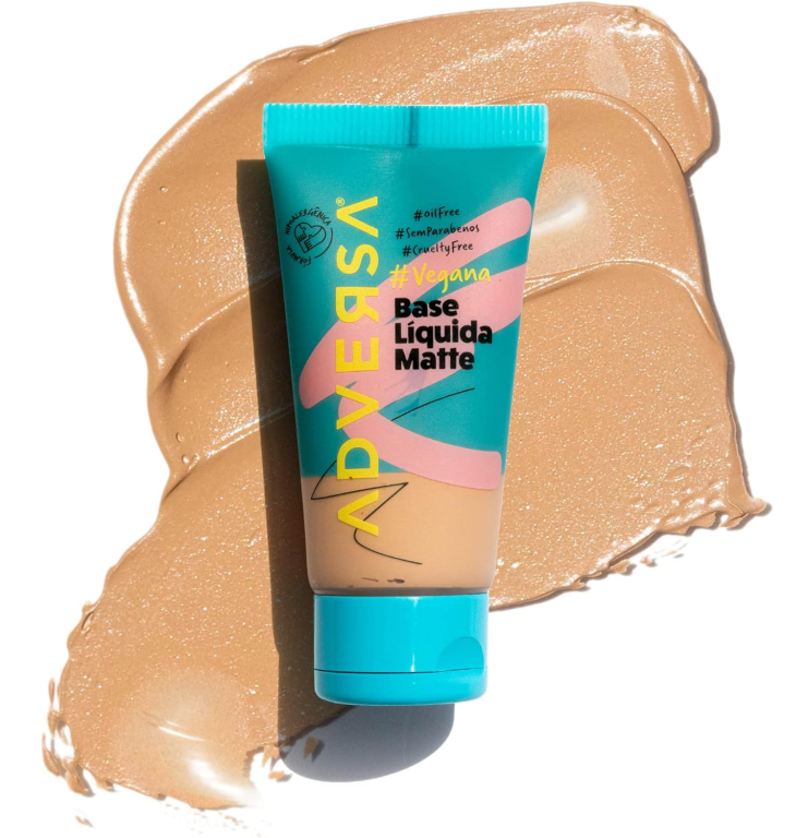 BASE LIQUIDA MATTE VEGANA COR 350 MEDIO ADVERSA