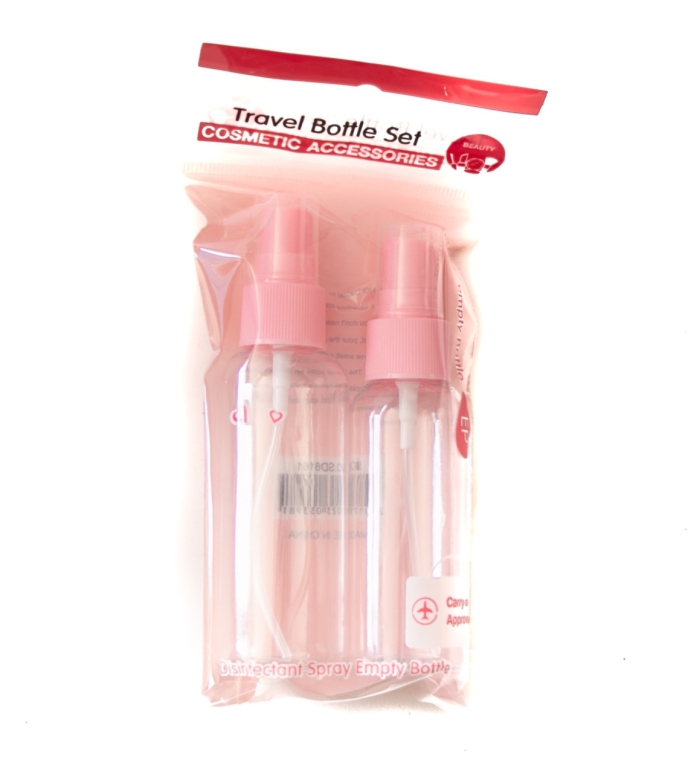 KIT FRASCOS P/ VIAGEM C/ 2UN FR138 REAL LOVE