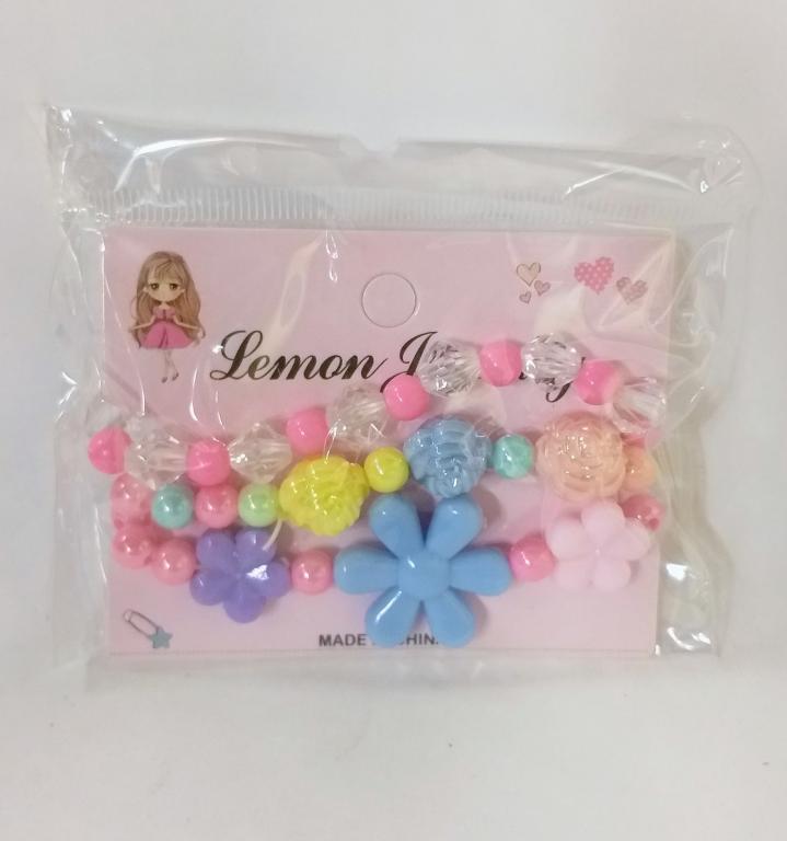 PULSEIRA INFANTIL C/3 PCT C/12 MENINA LINDA