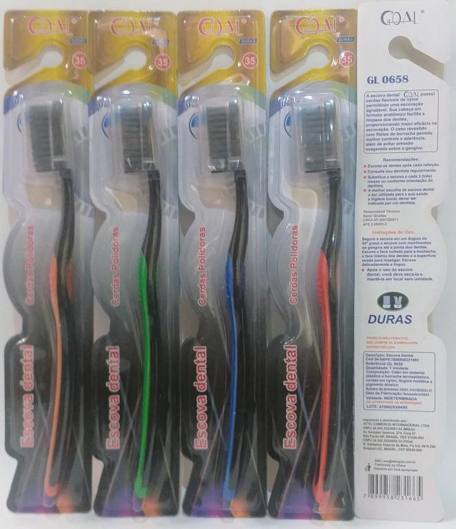 -ESCOVA DENTAL ADULTO DURA 35 PCT C/12 GL0658 GOAL