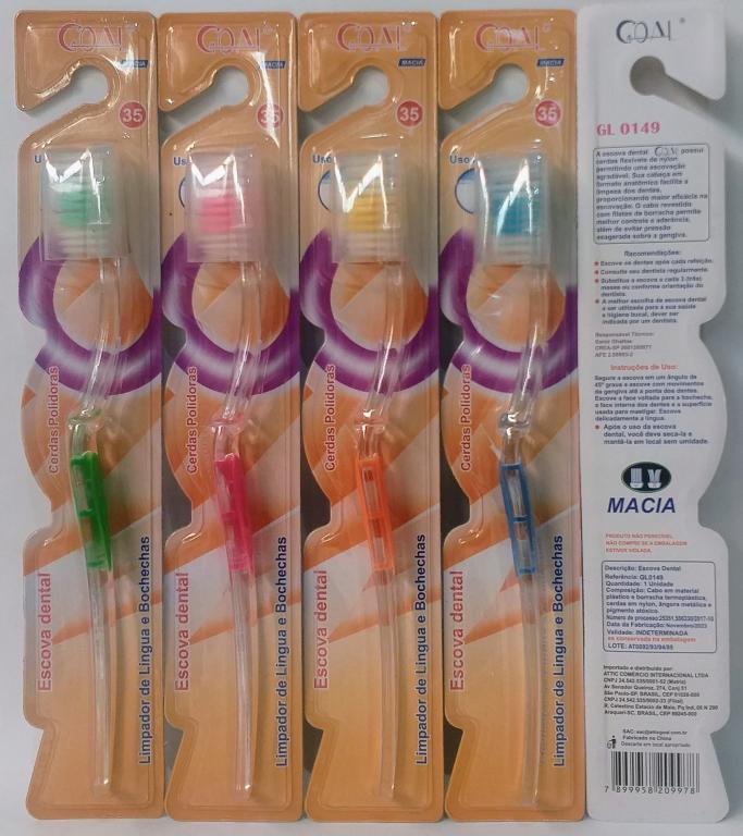 -ESCOVA DENTAL ADULTO MACIA 35 PCT C/12 GL0149 GOAL