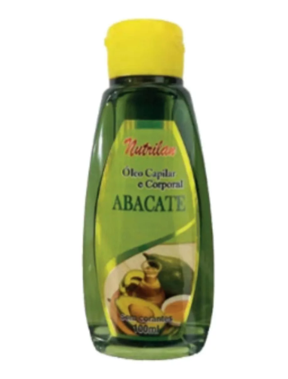 OLEO CAPILAR E CORPORAL 100ML ABACATE NUTRILAN