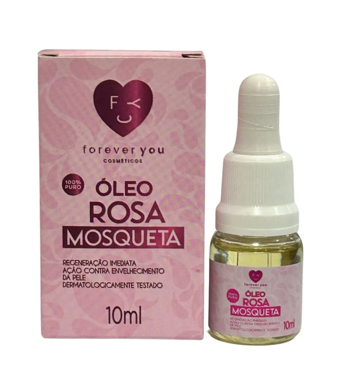 -OLEO NATURAL DE ROSA MOSQUETA CX C/12 10ML FOREVER YOU