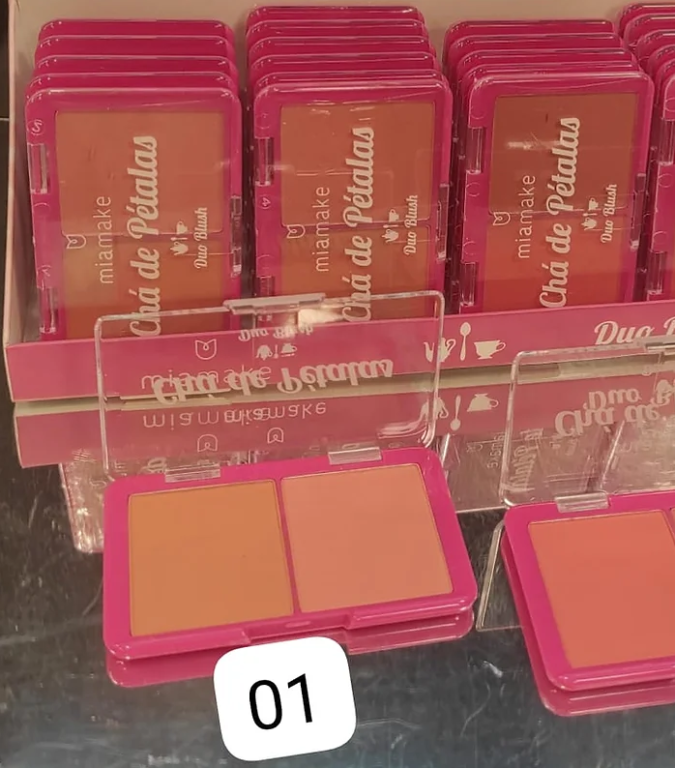 BLUSH DUO CHA DE PETALAS COR 1 MIAMAKE