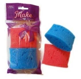 ESPONJA P/ REMOVER MAQUIAGEM C/2 MAKE ESPONFLORA