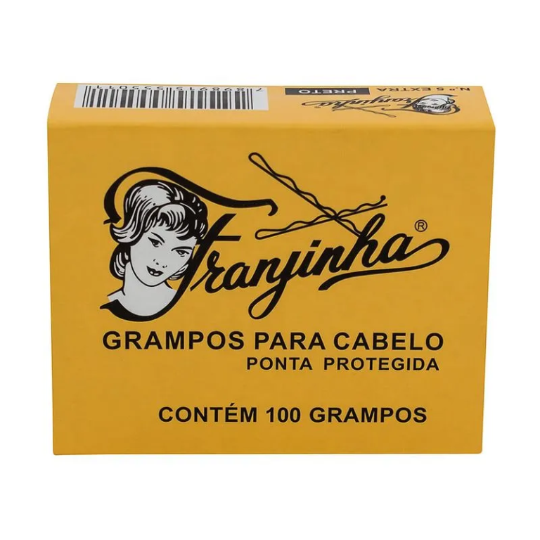 -GRAMPO CABELO PRETO N5 FRANJINHA