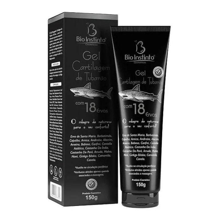 -POMADA MASSAGEADORA CARTILAGEM DE TUBARAO 150G BIO INSTINTO