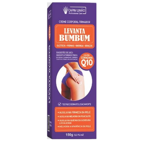 CREME FIRMADOR LEVANTA BUMBUM 150G CAPIM LIMAO