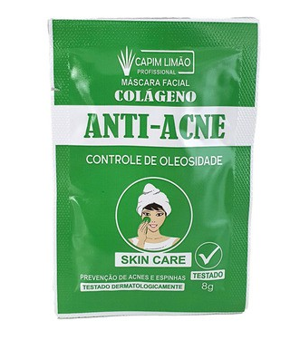 MASCARA FACIAL ANTI-ACNE 8G CAPIM LIMAO