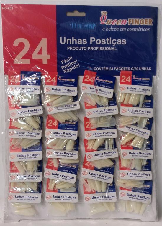 -UNHA POSTICA CART C/24UN BAILARINA QUEEN FINGER
