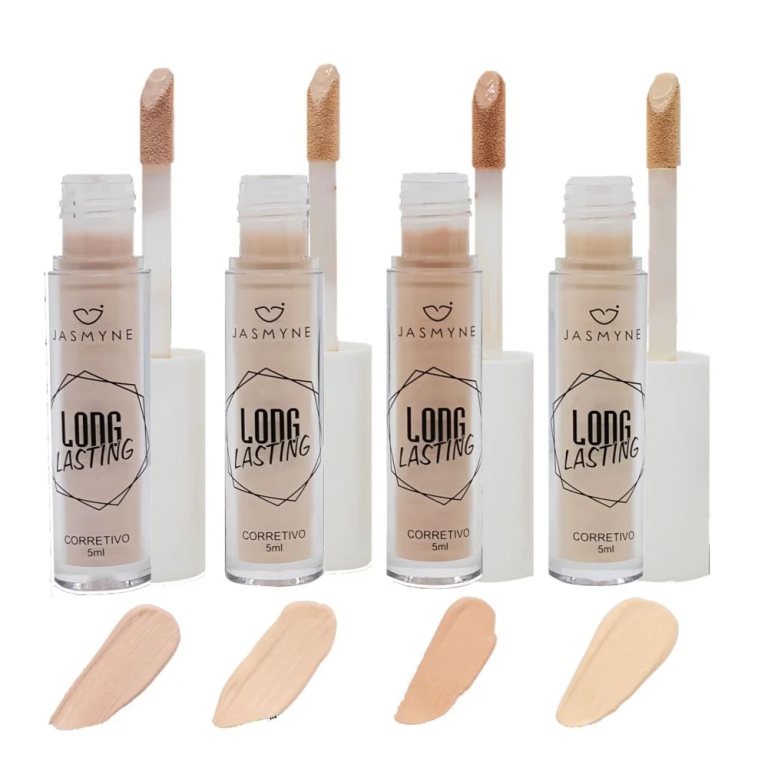 -CORRETIVO LIQUIDO LONG LASTING 1/2/3/4 JS8021-A JASMYNE
