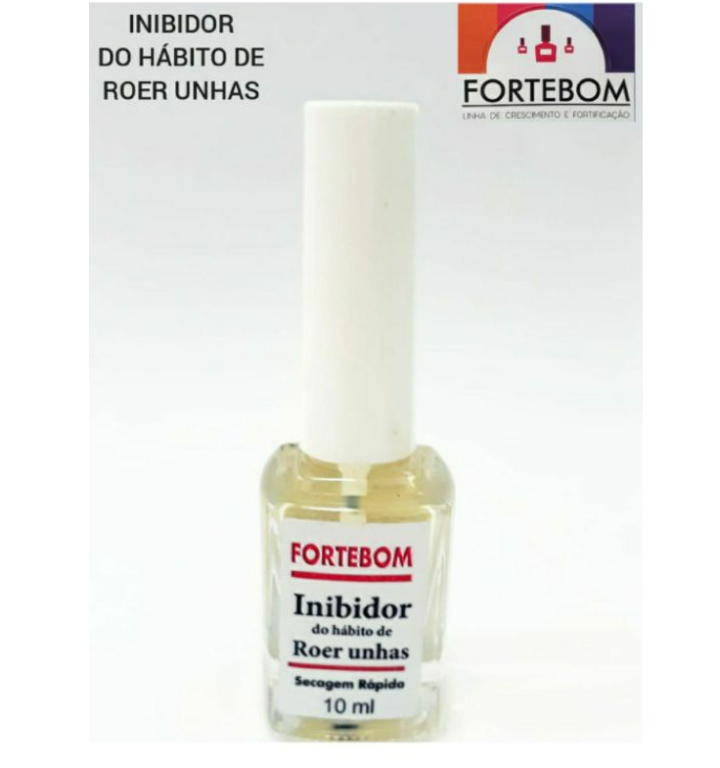 ESMALTE BASE INIBIDOR DE ROER UNHA 10ML FORTEBOM