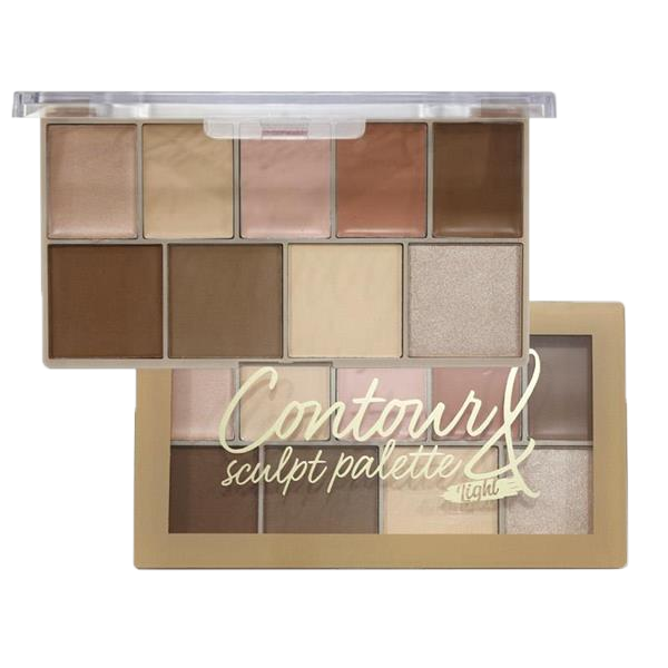 PALETA CONTORNO CONTOUR LIGHT HB-7517/L RUBYROSE