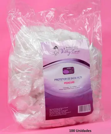 PROTETOR BACIA PEDICURE C/100 VILTY CARE
