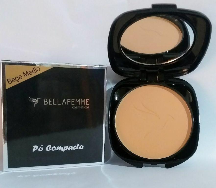 PO COMPACTO BEGE MEDIO BF10037B BELLA FEMME