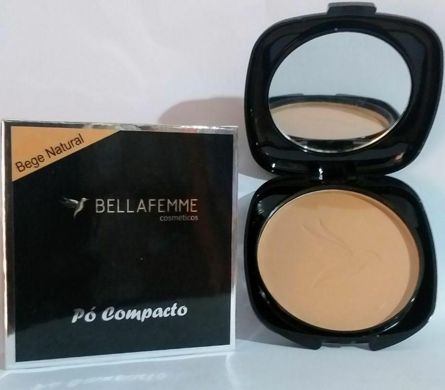 PO COMPACTO BEGE NATURAL BF10037A BELLA FEMME