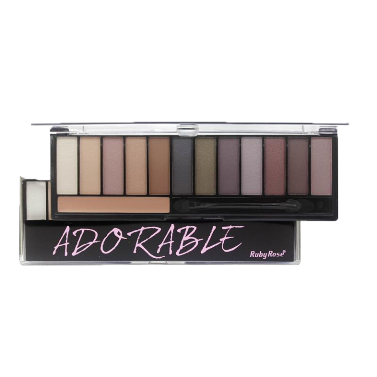PALETA SOMBRA ADORABLE HB-9909 RUBYROSE