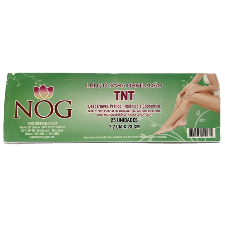 PAPEL P/ DEPILACAO TNT C/25 FOLHAS NOG