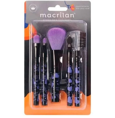 PINCEL P/ MAQUIAGEM KIT C/5 KP5-35 MACRILAN