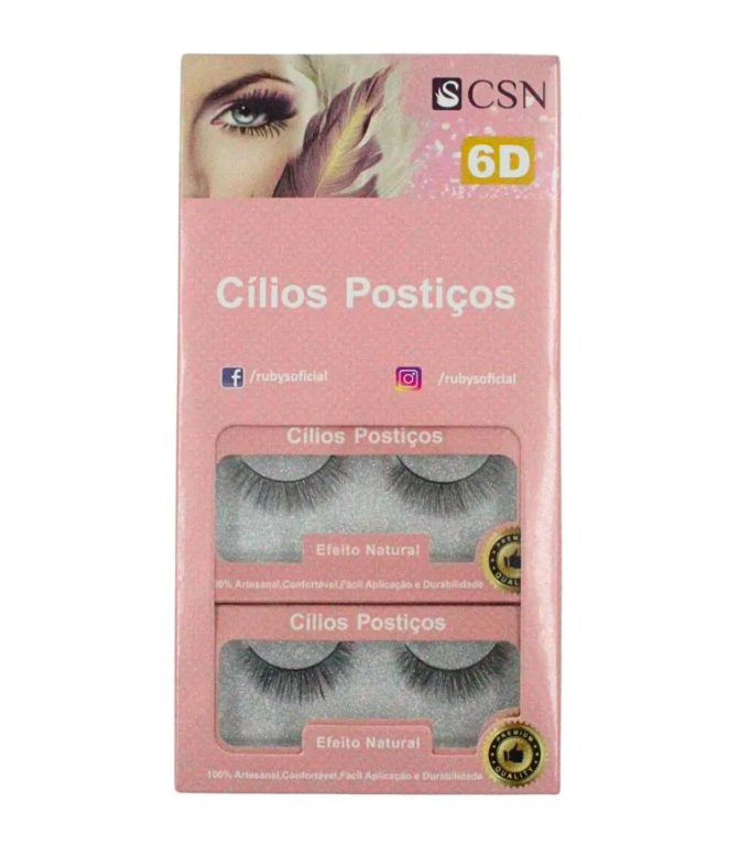CILIO POSTICO 6D CC-6108 1 PAR CSN RUBYS