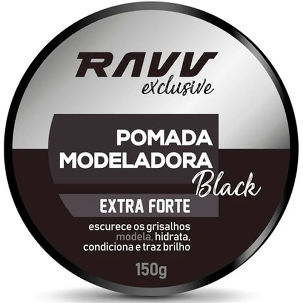 CREME MODELADOR BLACK EXTRA FORTE 150G RAVV