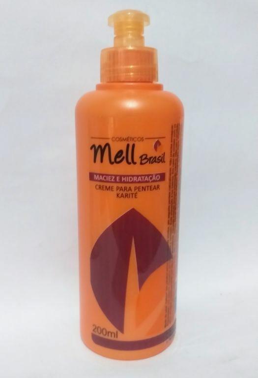-CREME P/ PENTEAR KARITE 200ML MELL BRASIL