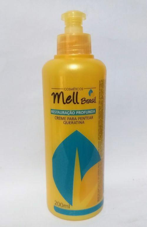 CREME P/ PENTEAR QUERATINA 200ML MELL BRASIL