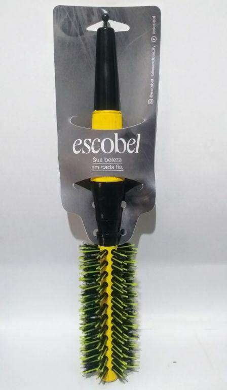 ESCOVA PROF CER C/ HAIRPICK 15MM AMARELO REF.2015 ESCOBEL