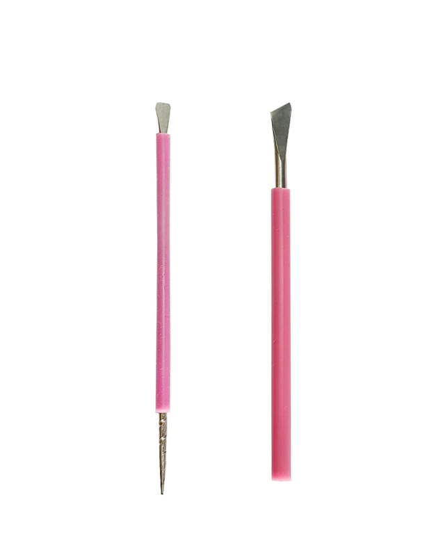 -ESPATULA + RASPADOR INOX C/ PROTETOR DE SILICONE CHIC