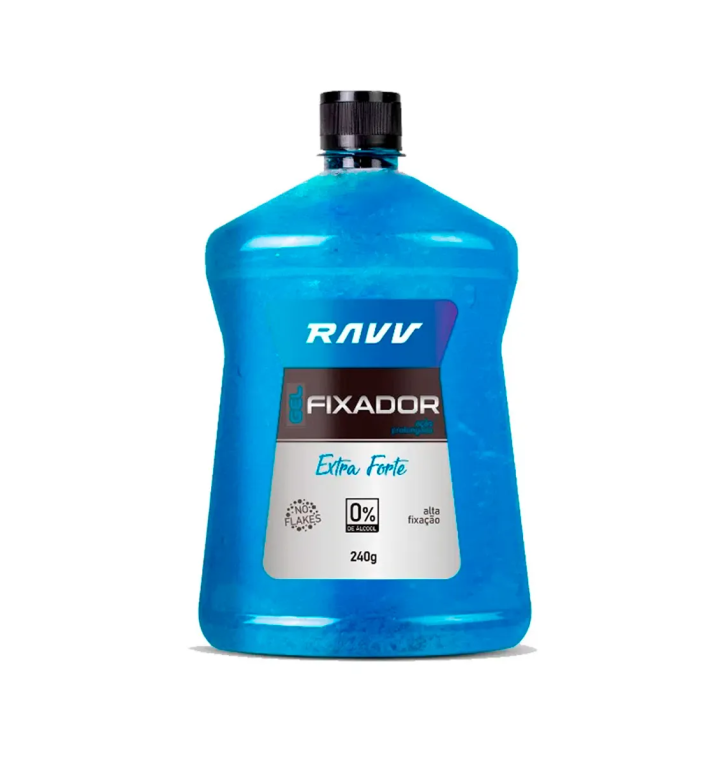 GEL CAPILAR FIXADOR PROFISSIONAL EXTRA FORTE 240G RAVV
