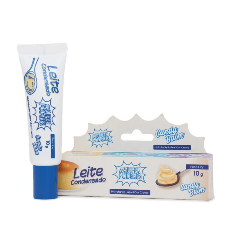 HIDRATANTE LABIAL CREME LEITE CONDENSADO 10G SUPER PODERES
