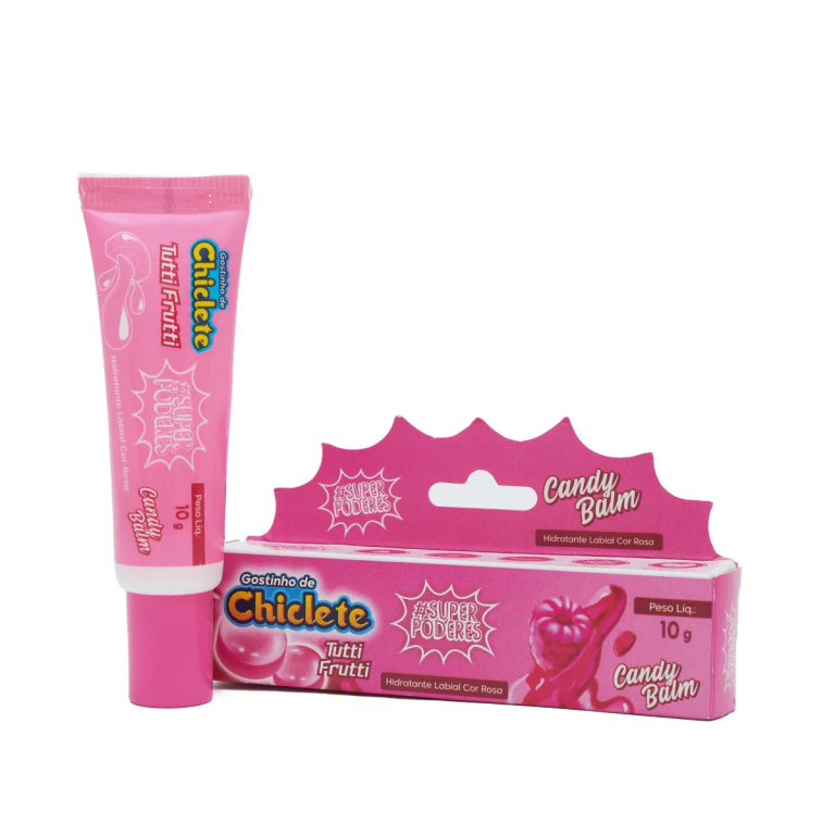 HIDRATANTE LABIAL ROSA GOSTINHO CHICLETE 10G SUPER PODERES