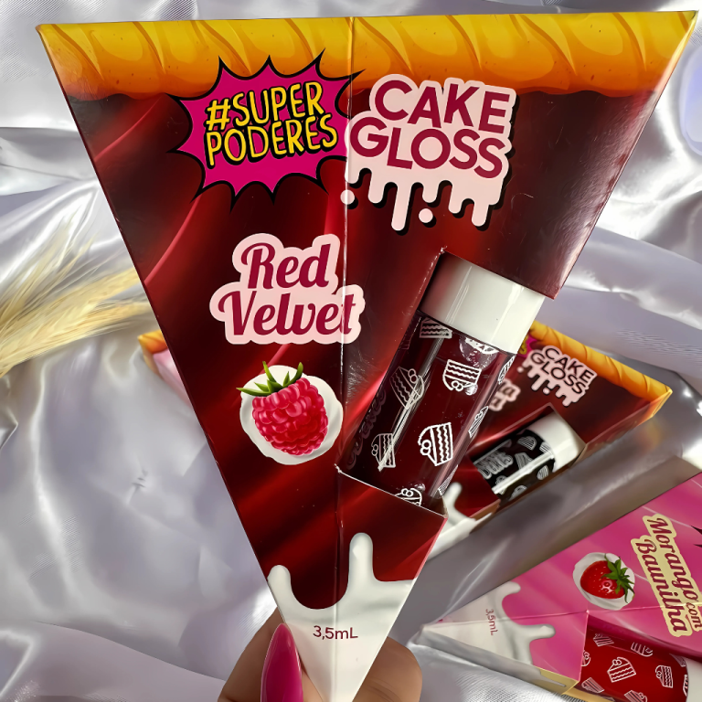 LIP GLOSS CAKE RED VELVET SUPER PODERES