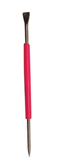 -PALITO + RASPADOR INOX C/ PROTETOR DE SILICONE CHIC