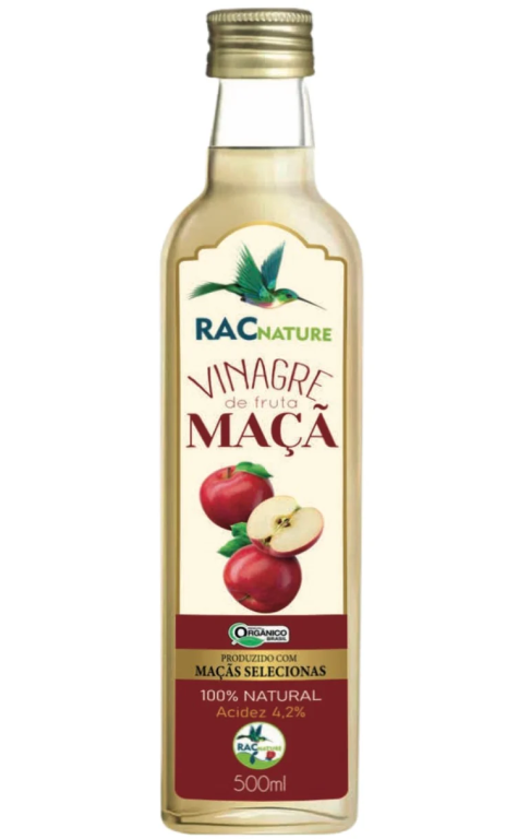 -SUPLEMENTO ALIMENTAR VINAGRE DE MACA 500ML RAC NATURE