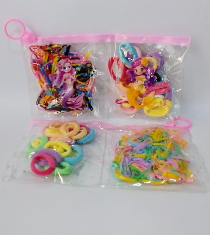 -GOMINHA SILICONE + RABICO BOLSINHA CORES CHIC