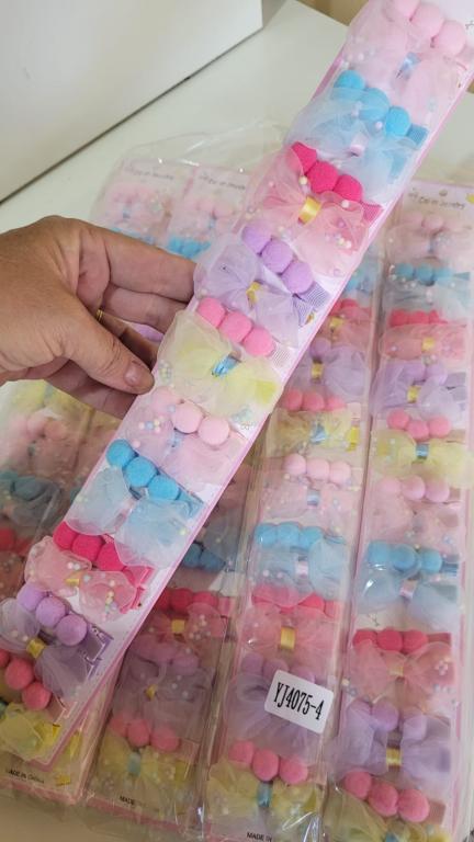 PRESILHA BICO DE PATO CORES C/2 CART C/10 CHIC