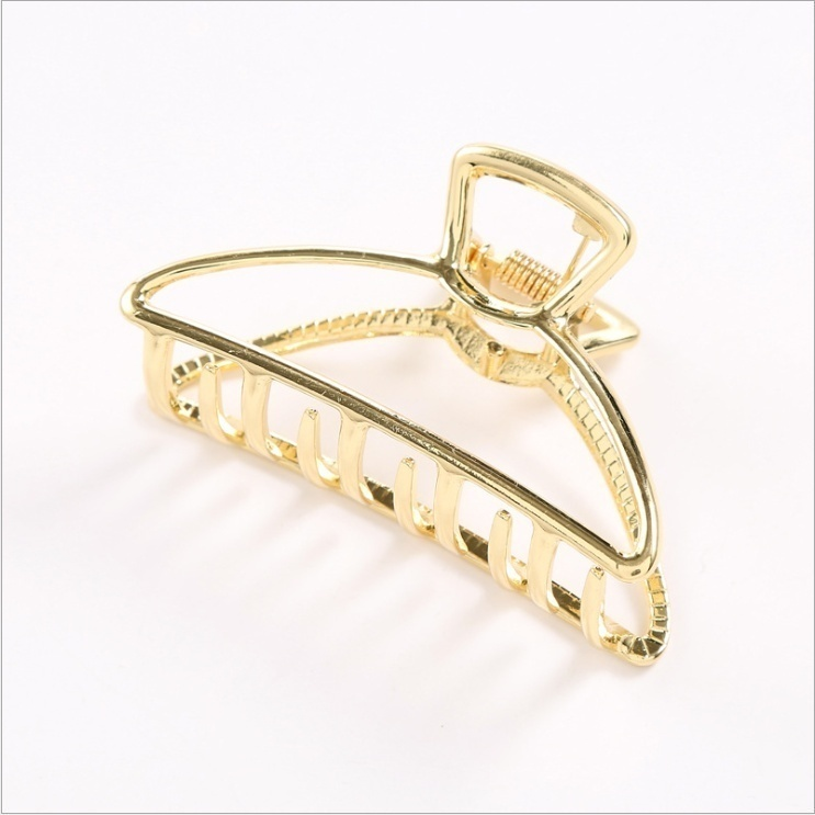 -PRESILHA METAL BORBOLETA OURO/PRATA CHIC