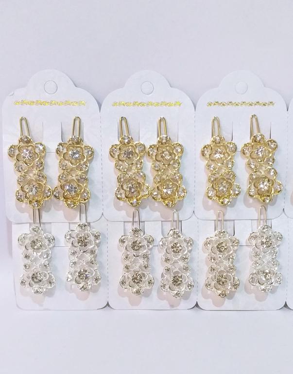 GRAMPO LUXO OURO/PRATA C/ STRASS PCT C/12 CHIC