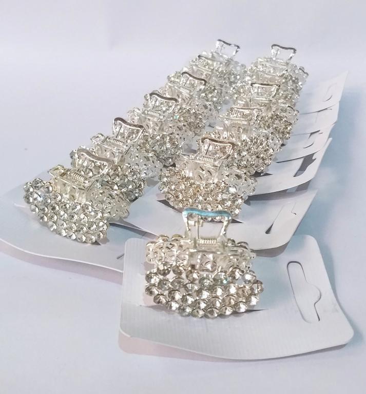 PIRANHA METAL MEDIA C/ STRASS PRATA PCT C/12 CHIC