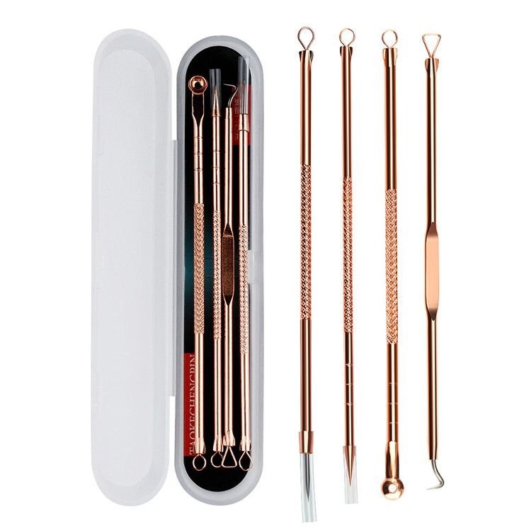 -EXTRATOR DE CRAVOS INOX C/4 BEAUTY MAKEUP