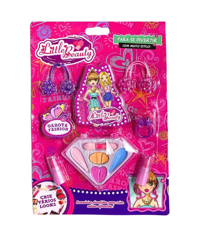 KIT MAQUIAGEM INFANTIL DIAMANTE PD-41103 LITTLE BEAUTY