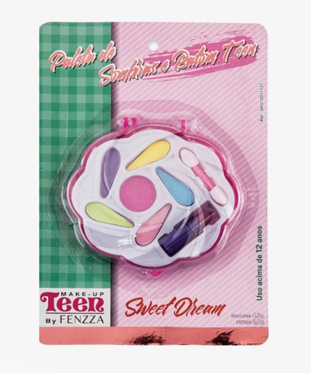 KIT MAQUIAGEM INFANTIL SWEET DREAM FENZZA