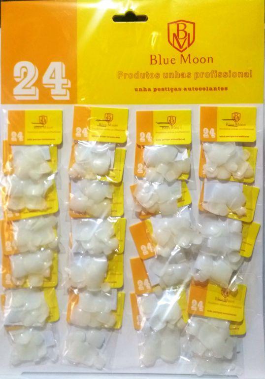 UNHA POSTICA CART C/24UN P/ OS PES  BM3-26 BLUE MOON