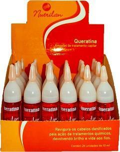 AMPOLA CX C/24 10ML QUERATINA  NUTRILAN