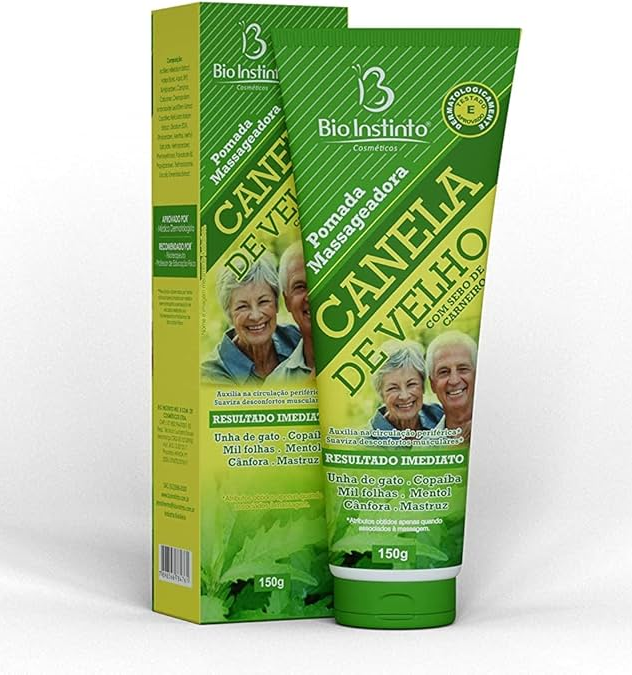 -POMADA MASSAGEADORA CANELA DE VELHO 150G BIO INSTINTO