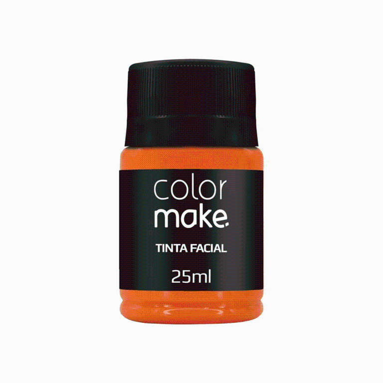 TINTA FACIAL LARANJA 35ML COLOR MAKE