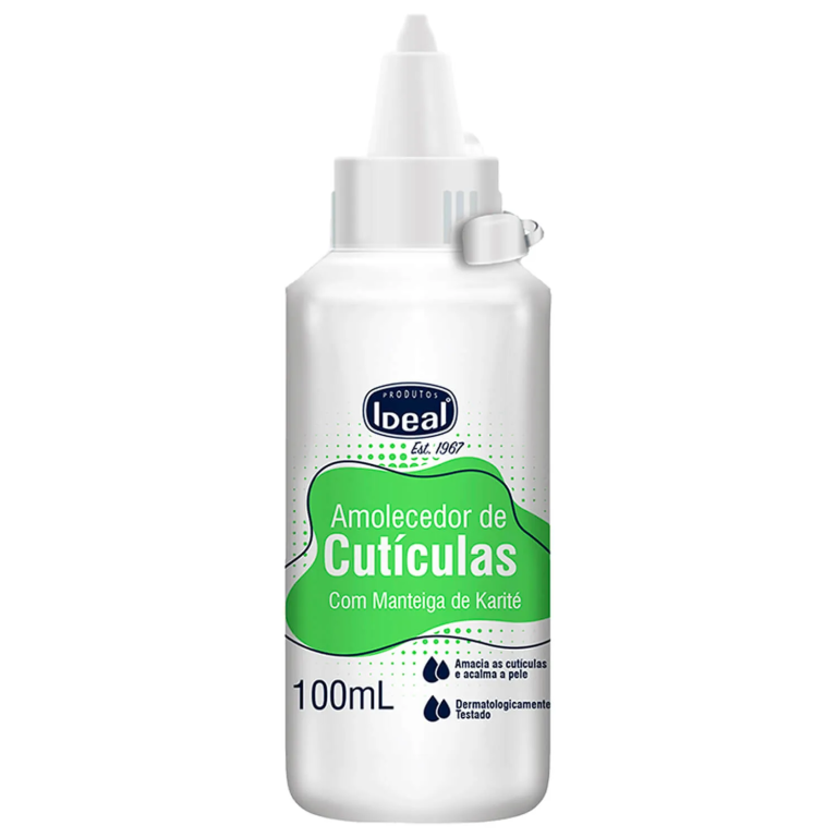 AMOLECEDOR DE CUTICULA C/ MANTEIGA DE KARITE 100ML IDEAL