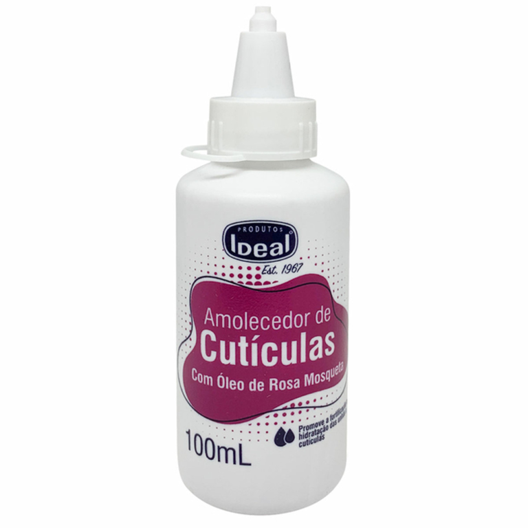 AMOLECEDOR DE CUTICULA C/ OLEO DE ROSA MOSQUETA 100ML IDEAL